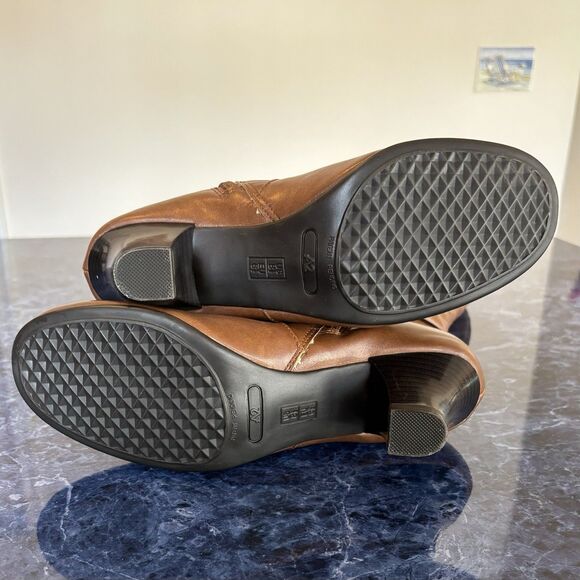 A2 by Aerosoles Boots, Womens 8.5M, Tall Lt Brown, Side Zip, Heels, NEW! - Picture 9 of 12